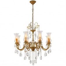 Φωτιστικό Κρεμαστό 8xE14 230V Μπρονζέ 955RICHARD8